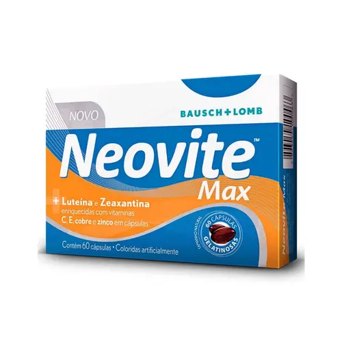 NEOVITE MAX 60 CAPSULAS MULTIVITAMINICO - POLIVITAMINICO