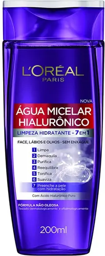 AGUA MICELAR LOREAL HIALURONICO 200ML