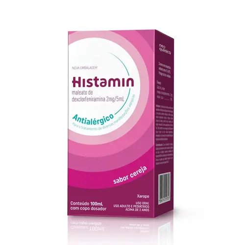 HISTAMIN 0,4MG/ML XAROPE 100ML DEXCLORFENIRAMINA