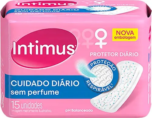 PROTETOR DIARIO INTIMUS DAYS SEM PERFUME 15 UNIDADES