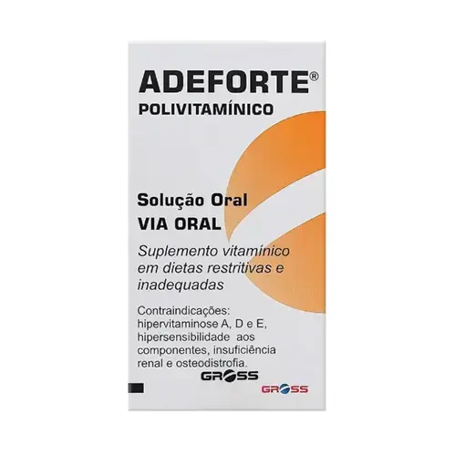 ADEFORTE 1 AMPOLA 3ML ORAL RETINOL PALMITATO + COLECALCIFEROL + RACEALFATOCOFEROL