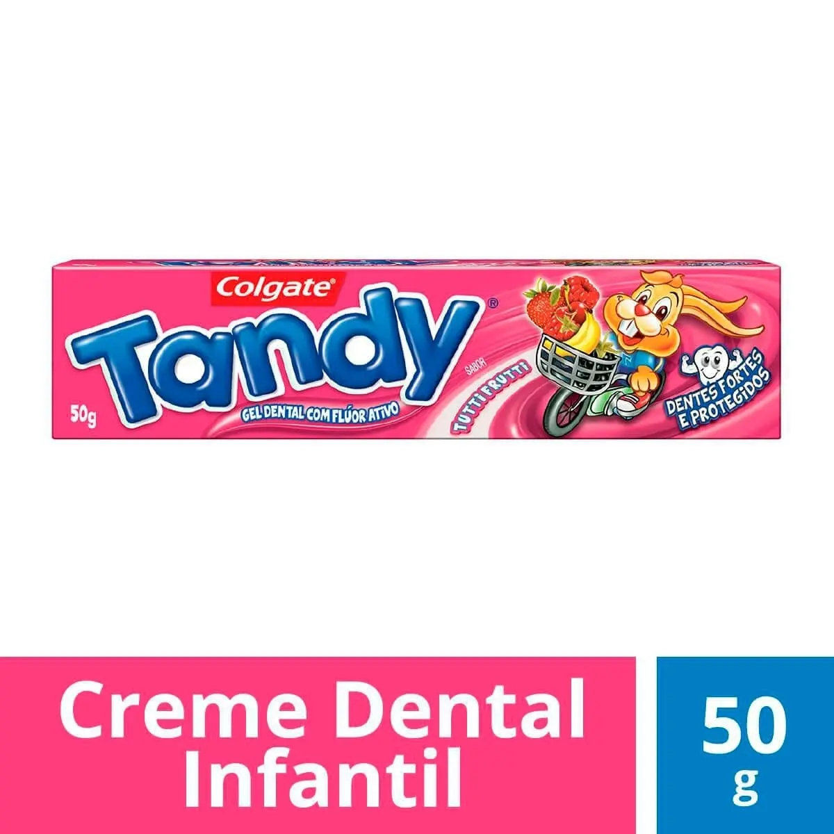 CREME DENTAL TANDY TUTTI FRUTTI 50GR