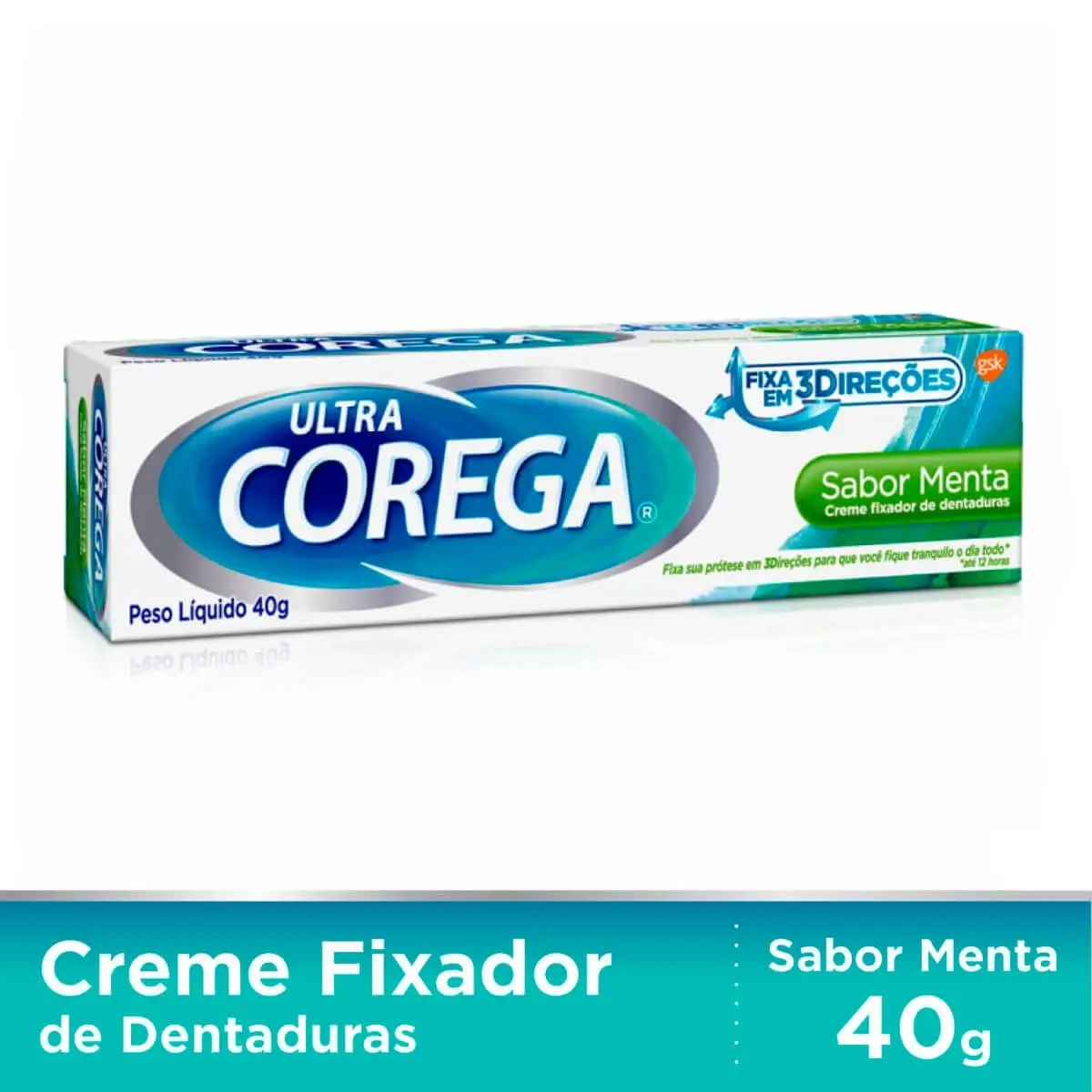 COREGA CREME MAX FIXACAO+REFRESCANCIA MENTA 40GR
