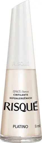 ESMALTE RISQUE CINTILANTE PLATINO 8ML