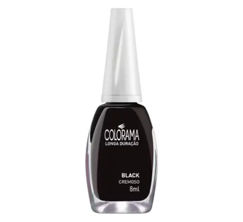 ESMALTE COLORAMA CREMOSO BLACK 8ML