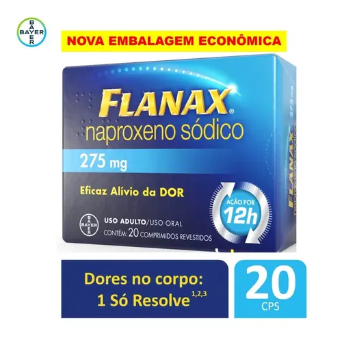 FLANAX 275MG 20 COMPRIMIDOS NAPROXENO