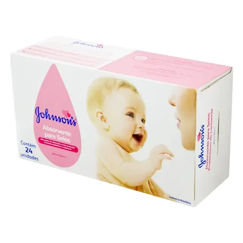 ABSORVENTE PARA SEIOS J&J 24 UNIDADES