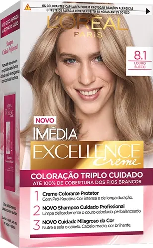 TINTURA IMEDIA 8.1 LOURO SUECO