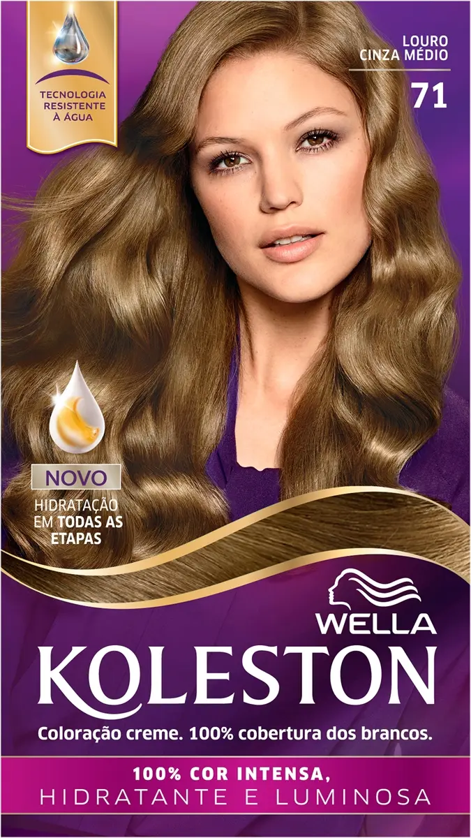 TINTURA KOLESTON 71 LOURO CINZA MEDIO