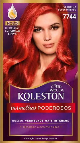 TINTURA KOLESTON 7744 VERMELHO SUPER INTENSO