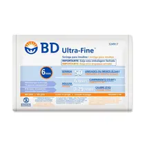 SERINGA BD U-FINE 0,5ML COM AGULHA CURTA 10 UNIDADES