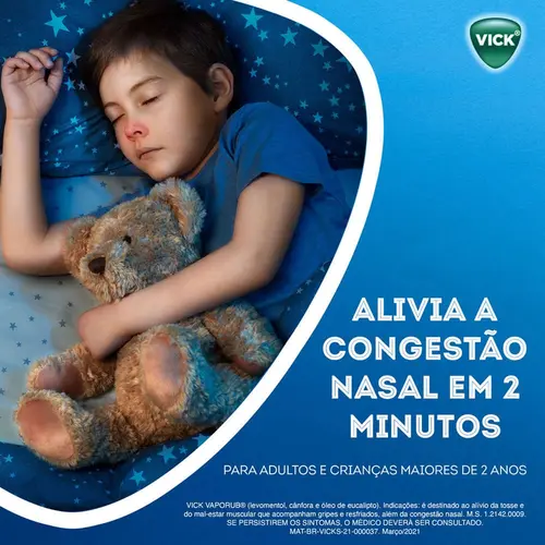 VICK VAPORUB 12GR MENTOL + CANFORA + OLEO DE EUCALIPTO