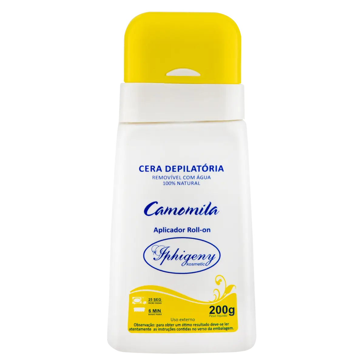 CERA DEPILATORIA ROLL-ON IPHIGENY CAMOMILA QUENTE 240GR