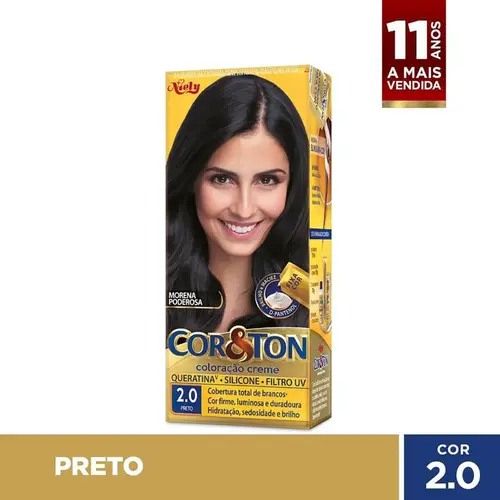 TINTURA COR&TON 2 PRETO