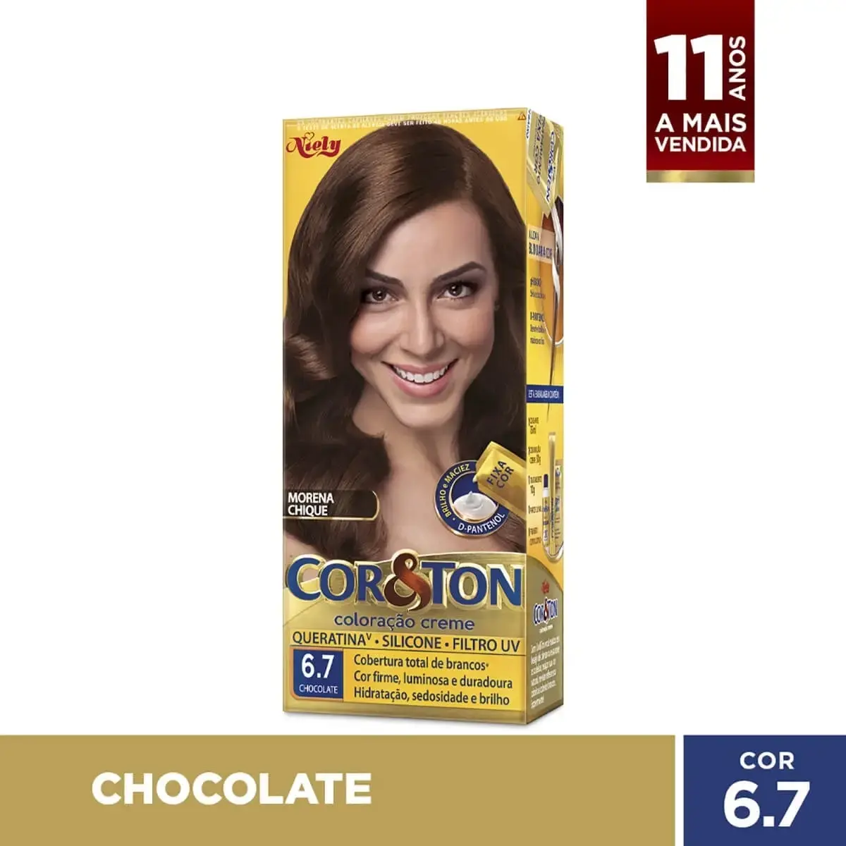 TINTURA COR&TON 6.7 CHOCOLATE