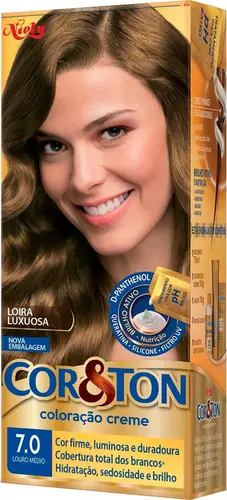 TINTURA COR&TON 7.0 LOURRO MEDIO