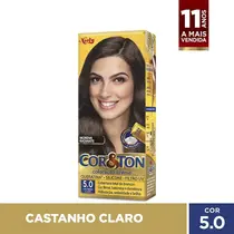 TINTURA COR&TON 5.0 CASTANHO CLARO