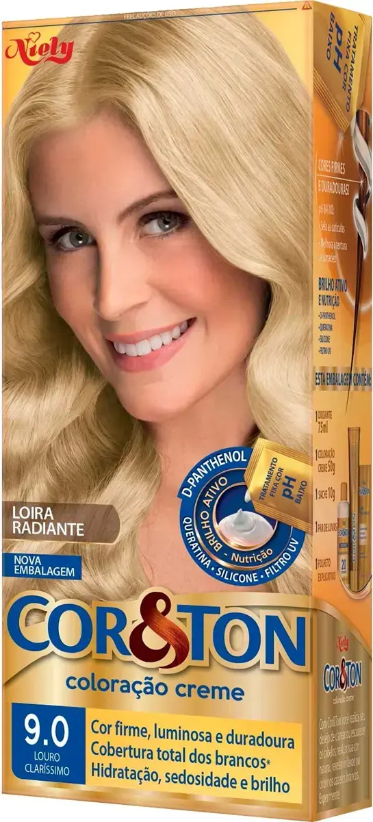 TINTURA COR&TON 9.0 LOURO CLARISSIMO