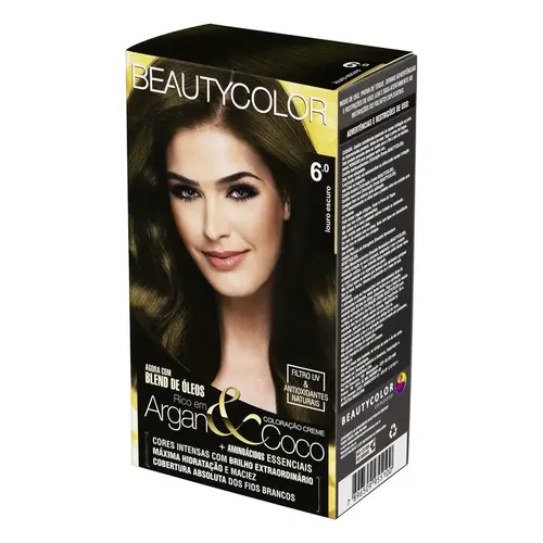 TINTURA BEAUTY COLOR 6.0 LOURO ESCURO