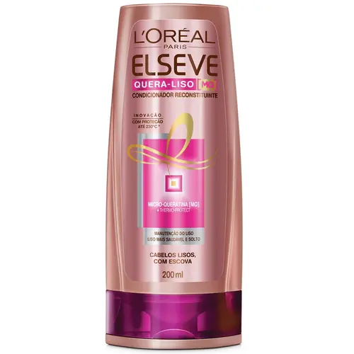 CONDICIONADOR ELSEVE QUERA LISO 200ML