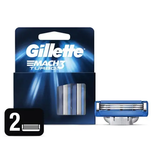 CARGA GILLETTE MACH 3 TURBO 2 UNIDADES