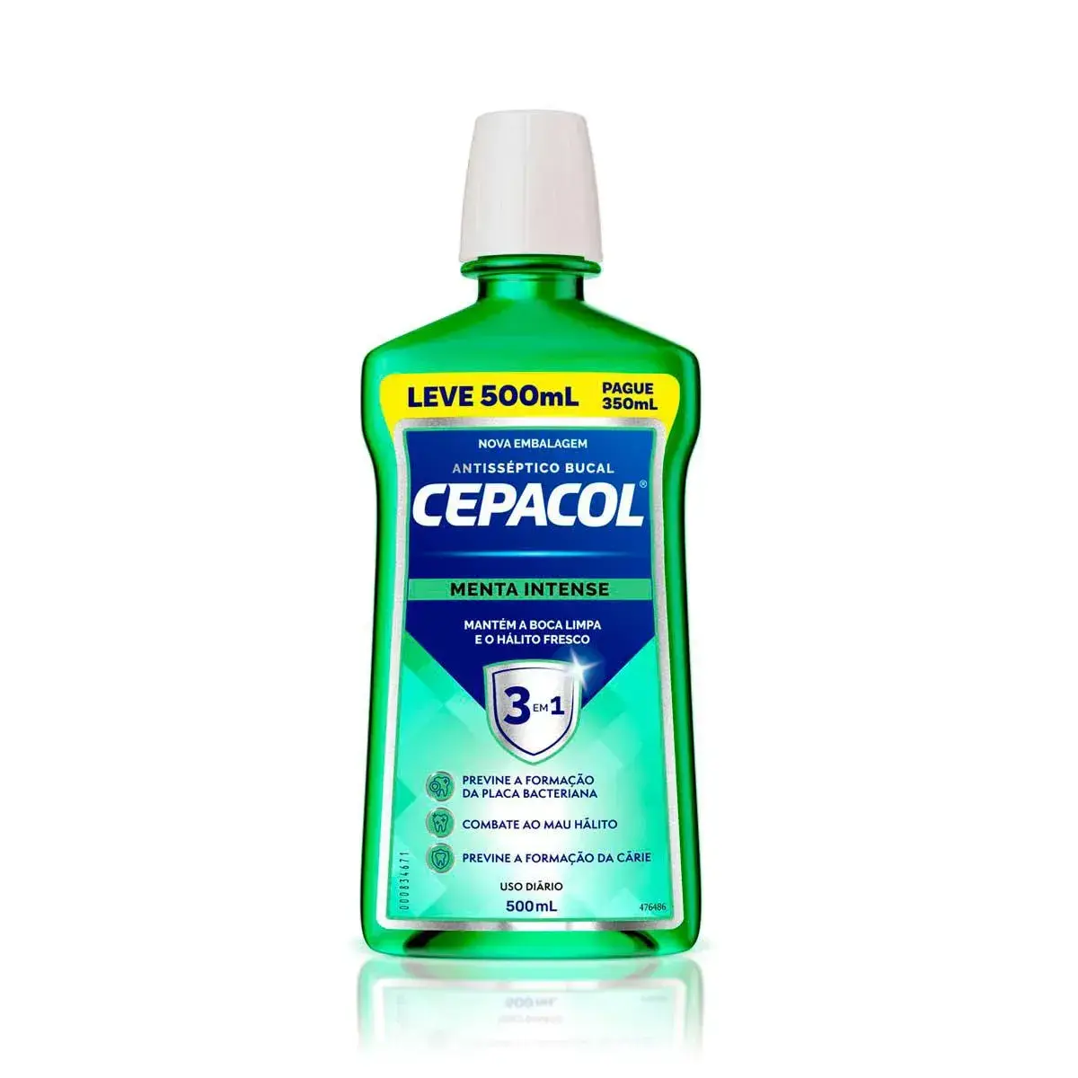 SOLUCAO BUCAL CEPACOL MENTA LEVE 500 PAGUE 350ML