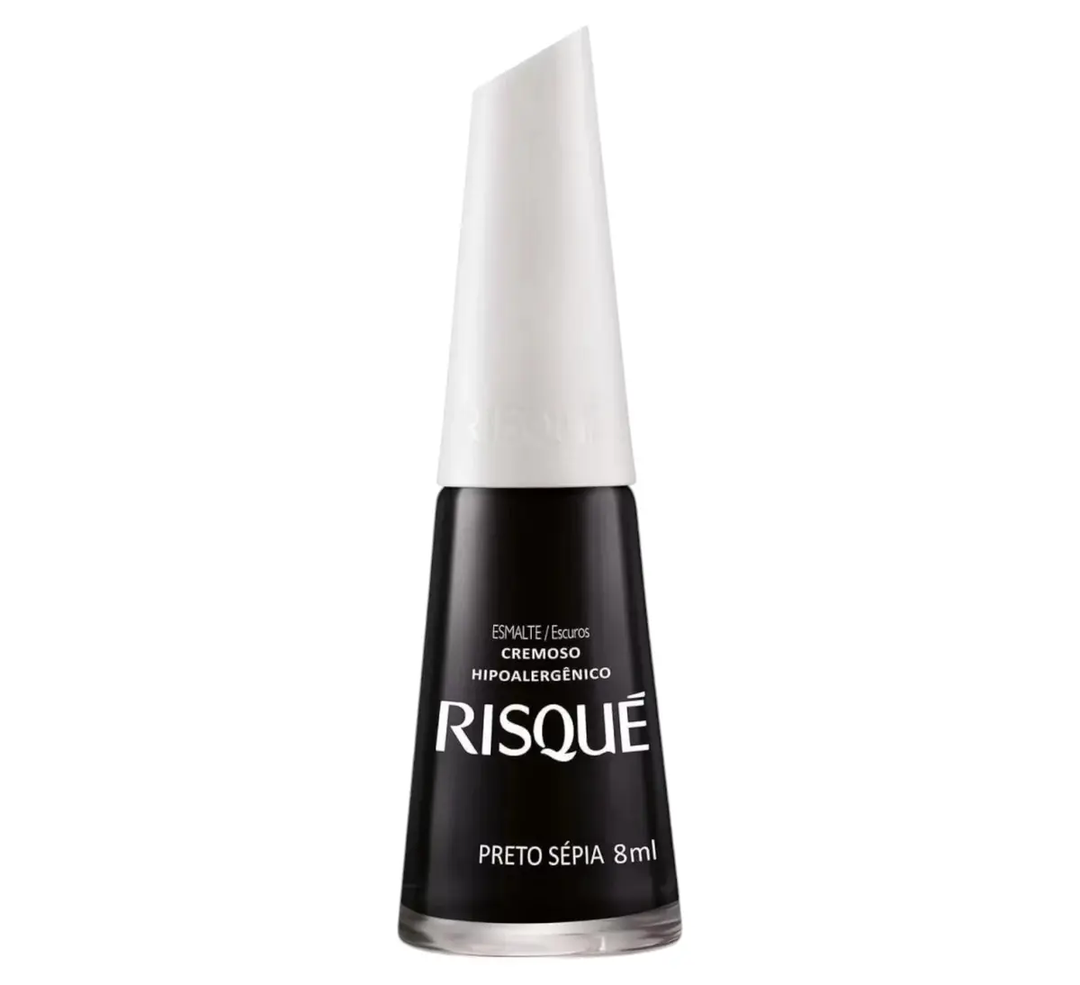 ESMALTE RISQUE CREMOSO PRETO SEPIA 8ML