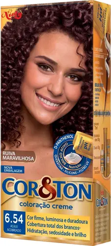 TINTURA COR&TON 6.54 ACAJU ACOBREADO