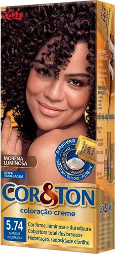 TINTURA COR&TON 5.74 MARROM ACOBREADO