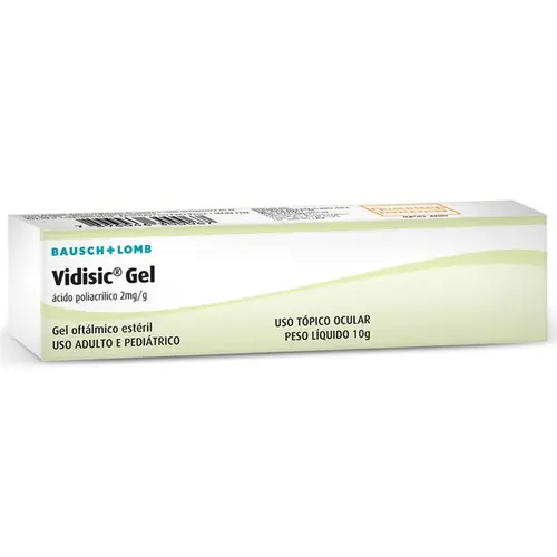 VIDISIC 2MG/ML GEL OFTALMICO 10GR ACIDO POLIACRILICO