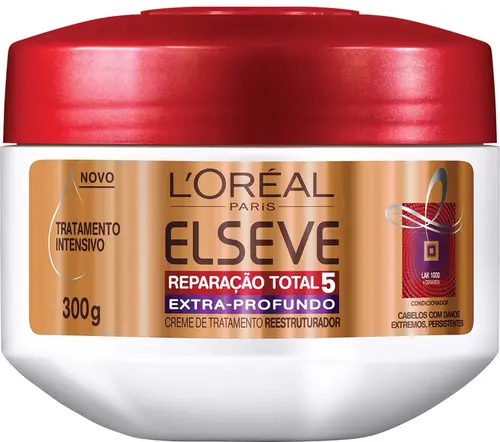 CREME DE TRATAMENTO ELSEVE REPARACAO TOTAL 5 EXTRA PROFUNDO 300GR