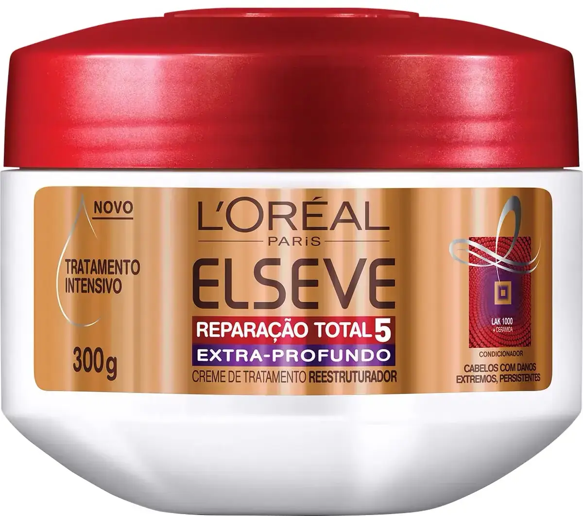 CREME DE TRATAMENTO ELSEVE REPARACAO TOTAL 5 EXTRA PROFUNDO 300GR