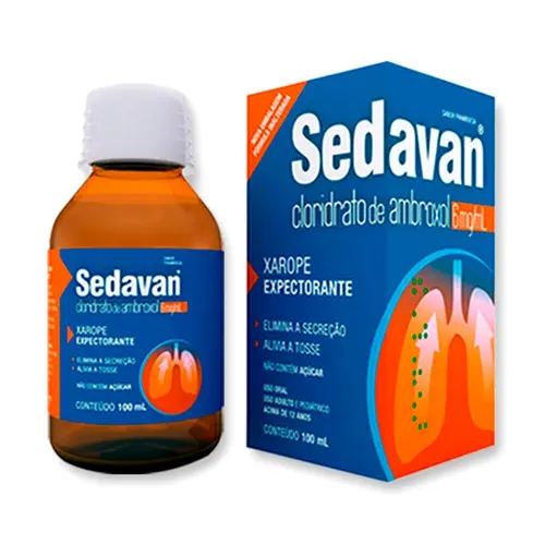 SEDAVAN 3MG/ML XAROPE PEDIATRICO 100ML SABOR FRAMBOESA AMBROXOL