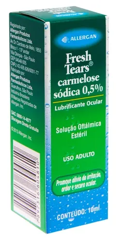 FRESH TEARS SOLUCAO OFTALMICA  10ML CARMELOSE SODICA