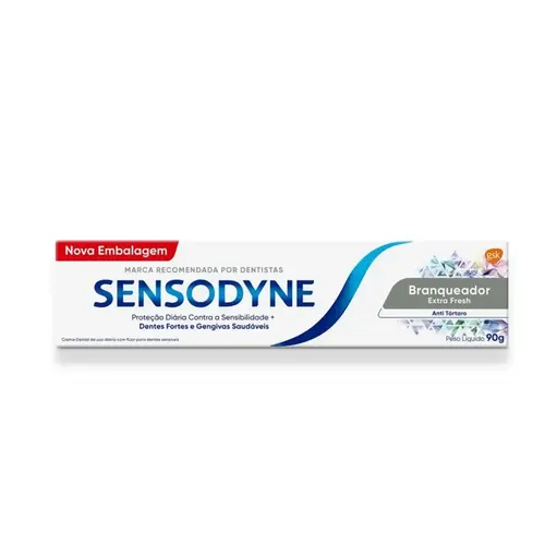 CREME DENTAL SENSODYNE BRANQUEADOR EXTRA FRESH 90GR