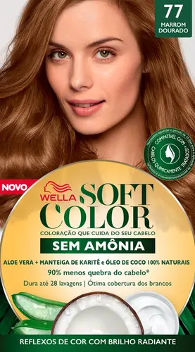TINTURA SOFT COLOR 77 MARROM DOURADO