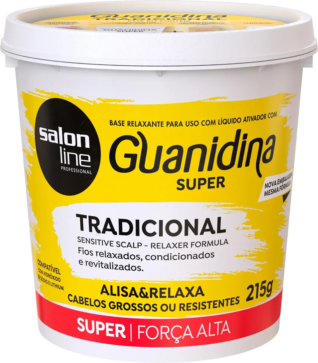KIT SALON LINE GUANIDINA SUPER TRADICIONAL 215GR