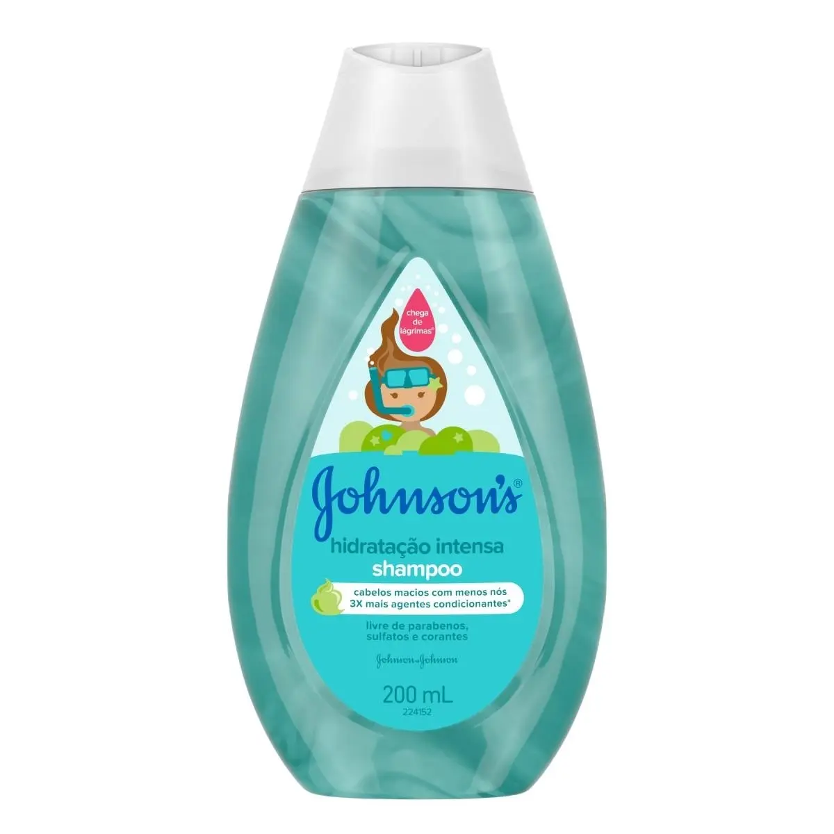 SHAMPOO J&J BABY HIDRATACAO INTENSA 200ML