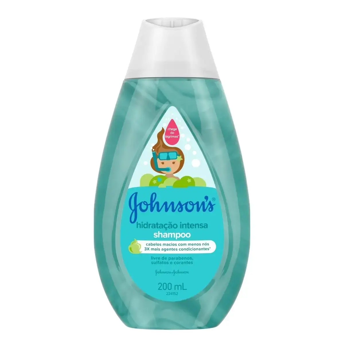 SHAMPOO J&J BABY HIDRATACAO INTENSA 200ML