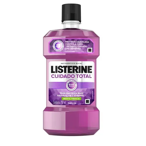 SOLUCAO BUCAL LISTERINE CUIDADO TOTAL 250ML