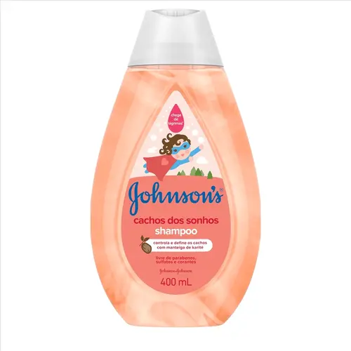 SHAMPOO JOHNSON S KIDS CACHOS DOS SONHOS 400ML
