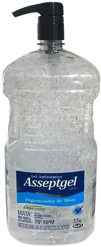 ALCOOL GEL - ASSEPTGEL CRISTAL 1,700KG