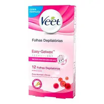 CERA DEPILATORIA VEET NORMAL CORPORAL FRIA 12 FOLHAS