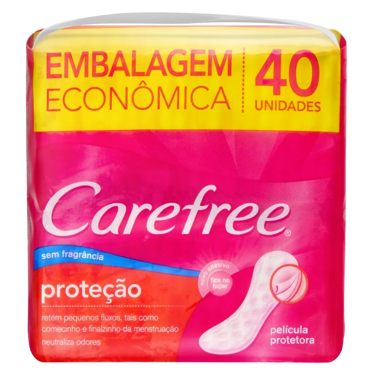 PROTETOR DIARIO CAREFREE NEUTRALIZE 40 UNIDADES