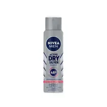 DESODORANTE NIVEA ACTIVE DRY SILVER AEROSSOL 150ML