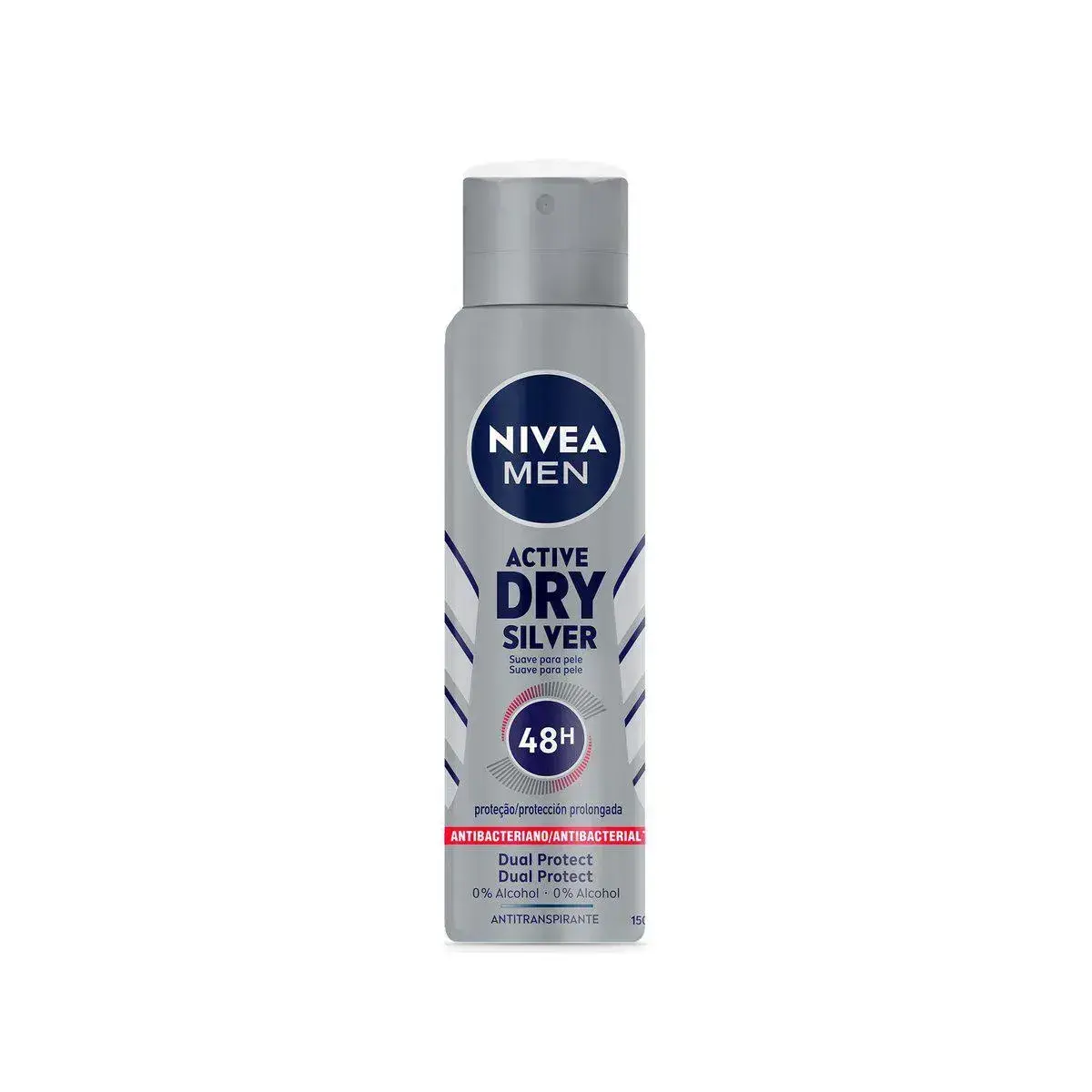 DESODORANTE NIVEA ACTIVE DRY SILVER AEROSSOL 150ML