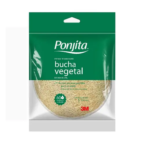 ESPONJA 3M PONJITA NATURALS VEGETAL