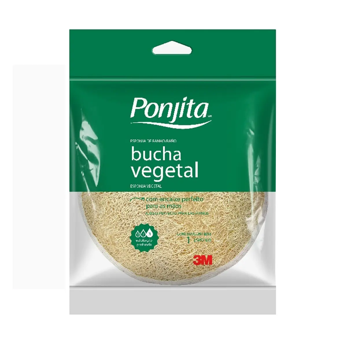ESPONJA 3M PONJITA NATURALS VEGETAL