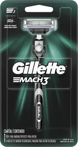 APARELHO DE BARBEAR GILLETTE MACH 3 REGULAR 1 UNIDADE