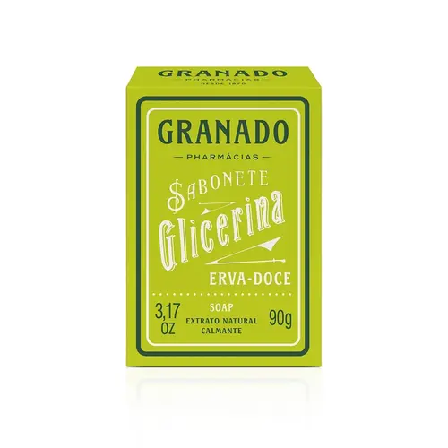 SABONETE GRANADO GLICERINA E ERVA DOCE 90GR
